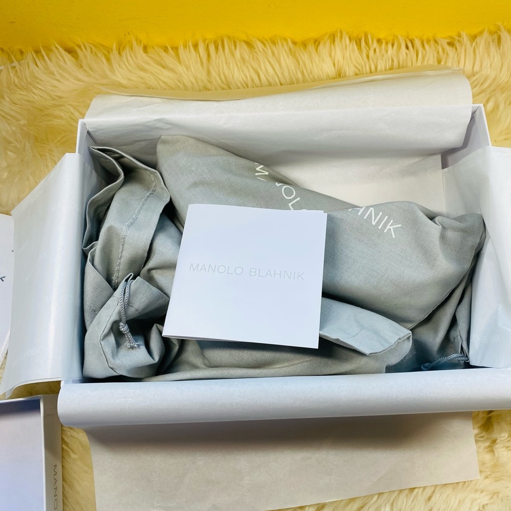 New authentic Manolo Blahnik hangisi 105mm heels - Picture 16 of 16